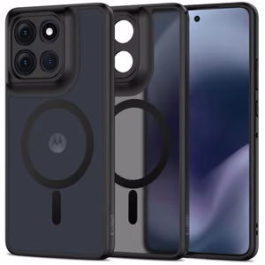Tech-Protect MagMat MagSafe viedtālruņa apvalks Motorola Moto G86 5G - matēti melns