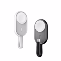 VEGER portatīvais lādētājs 1200 mAh pulkstenim saderīgs ar Apple Watch Pomme (W0102) balta