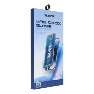 6D Pro Veason Easy-Install Glass + Applicator - for Iphone 17 Air black