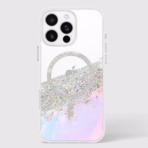 Case-Mate Karat MagSafe vāciņš ierīcei iPhone 16 Pro Max, hologrāfisks Soap Bubble