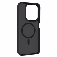 Pilnīgi matēts magnētiskais viedtālruņa apvalks Xiaomi Redmi 15C 4G/5G melns