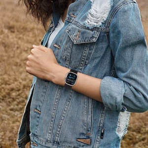 Siksniņa TECH-PROTECT NYLON APPLE WATCH 6 / 7 / 8 / 9 / 10 / SE / ULTRA 1 / 2 (44 / 45 / 46 / 49 MM) melns