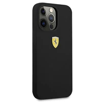 Ferrari FESSIHCP13LBK iPhone 13 Pro / 13 6.1" melns/melns cietais viedtālruņa apvalks silikona