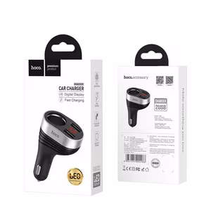 Automašīnas lādētājs Hoco Z29 Regal Dual USB (5V 2.4A) melns