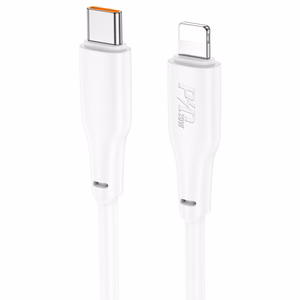 USB kabelis Hoco X93 PD20W USB-C uz Lightning 1.0m, balts