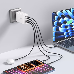 Tech-Protect NC240W-GaN 4 portu 240 W sienas lādētājs - balts