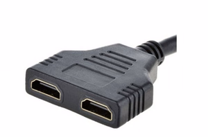 Gembird DSP-2PH4-04 HDMI kabelis HDMI Type A (Standard) 2 x HDMI Type A (Standard) melns