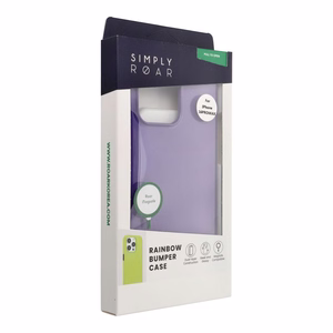 ROAR RAINBOW BUMPER viedtālruņa apvalks IPHONE 16 Pro Max violets