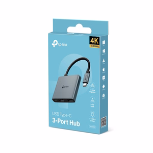 TP-Link UH3020C USB-C centrmezgls, 3 porti
