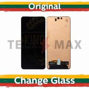 LCD-дисплей для Samsung G990 S21 FE, черный (восстановленный: Telemax, версия NoFrame)