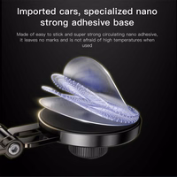 FORCELL F-GRIP IronSecure magnētiskais auto turētājs vējstiklam / paneļim melns