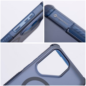 Maciņš priekš Samsung A27 Forcell F-Protect BumperX Premium saderīgs ar MagSafe tumši zils