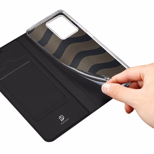 Чехол Dux Ducis Skin Pro для Realme 10 Pro книжка-кошелёк с подставкой чёрный