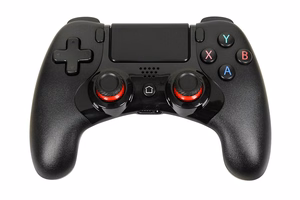 iBox IGP4 spēļu kontrolieris melns Bluetooth Gamepad analogais / digitālais Android, PC, PlayStation 4, iOS