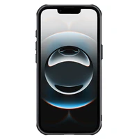 Nillkin Iceblade Viedtālruņa apvalks ar statīvu paredzēts iPhone 16e - melns