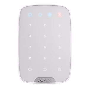 AJAX KeyPad Plus Wireless Touch Keyboard (white)