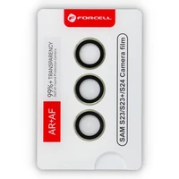 Forcell Premium rūdīts kameras lēcas stikls – Samsung Galaxy S24 dzeltenas krāsas