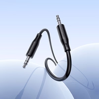 Borofone Kabelis AUX BL26 Standarta - jack 3,5mm uz jack 3,5mm - 1 metrs melns