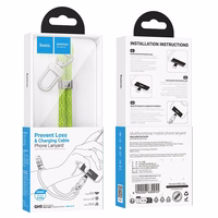 Kabelis USB-C uz Lightning Hoco PD 20W 0,22 m GH5 fluorescējoša zaļa krāsa