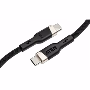 Aten 240W USB-C to USB-C Braided Charging Cable, 2 m 2L-3102P240 USB-C to USB-C