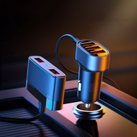 Auto lādētājs Joyroom "JR-CL03" Melns (5xQC3.0)