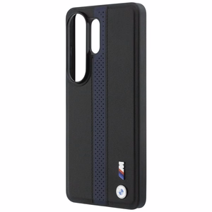 BMW Perforated Stripe Logo MagSafe Maciņš for Samsung Galaxy S26 Ultra - zils
