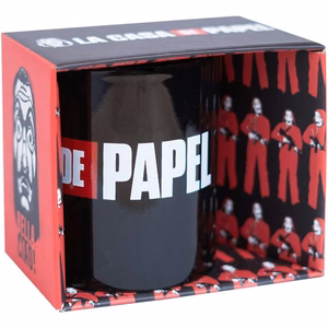 La Casa De Papel Logo keramikas krūze dāvanu kastē, 330 ml