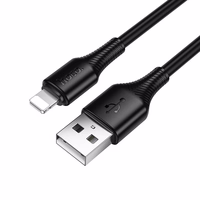 Kabelis (m) USB-A uz Lightning Hoco 2,4A 1 m X120 - melns