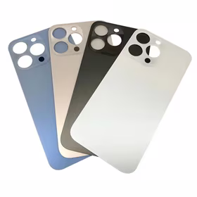 Aizmugurējais vāciņš Saderīgs ar iPhone 12 Pro Max / Sudrabs / (Bigger Hole) / HQ