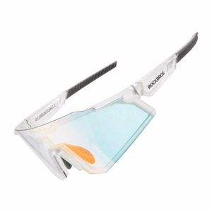 Rockbros SP291 fotohromās UV400 riteņbraukšanas brilles - baltas