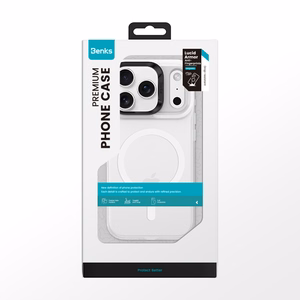 Benks Magnētiskais Lucid Armor apvalks iPhone 17 balts (0067) kamera vadības poga