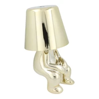 Galda lampa pie gultas GOLD MAN Art Deco sēdoša (versija 2) MLTL