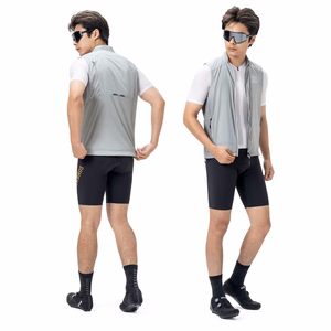 Rockbros YDMJ003 Spring/Autumn Windproof Vest Size XL - White/Gray