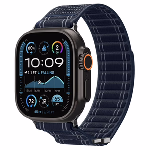 Spigen WBF0 ремешок для Apple Watch 44 / 45 / 46 / 49 mm — темно-синий