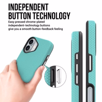 Perfectionists Trīsstūra magiju futrālis iPhone 15 zaļš