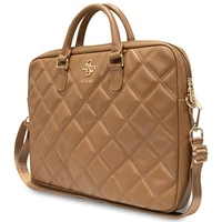 Guess Quilted 4G soma 16" klēpjdatoram - brūns