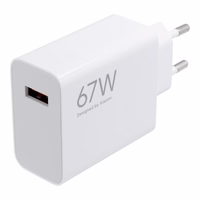 XIAOMI oriģinālais lādētājs USB A QC3.0 3A 67W MDY-12-EH balts bulk