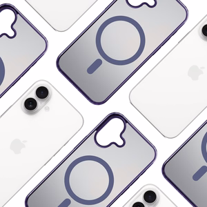Чехол 3mk Frosty MagCase для iPhone 17 - фиолетовый
