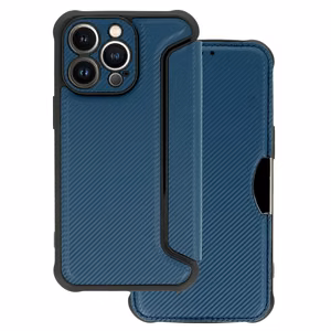 Чехол-книжка Razor Carbon для Iphone 13 Pro тёмно-синий