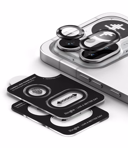 Ringke Camera Frame Protector kameras rāmja aizsargs, 2 gab. komplekts, Nothing Phone 4A Pro, melns