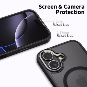 Tech-Protect MagEdge Magnētiskais viedtālruņa apvalks iPhone 17 - matēts melns