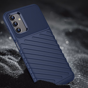 Thunder apvalks elastīgs bruņu Samsung Galaxy A13 5G zils