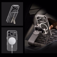 Rock Crystal Shield Sērijas Magnētiskais Viedtālruņa apvalks Iphone 17 Pro Max caurspīdīgs