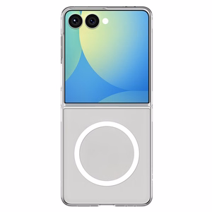 Spigen AirSkin Mag MagSafe Case for Samsung Galaxy Z Flip 7 - Clear and White