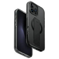 Uniq Heldro Max iPhone 16 Pro Max 6.9" magnētiskais uzlādes viedtālruņa apvalks melns/dūmu