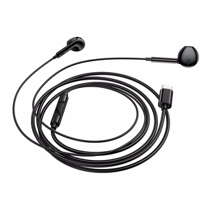 Borofone austiņas BM100 Fuente ar mikrofonu Type C (DAC) melnas