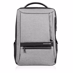 Modecom SMART 15 mugursoma, melna/pelēka, poliesters