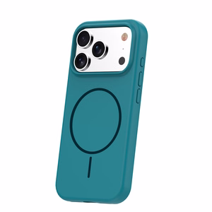 Silicone Thin Mag чехол iPhone 12 / 12 Pro 6,1" бирюзовый