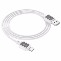 Kabelis USB A uz USB C Hoco 3A 1 m X108 balts