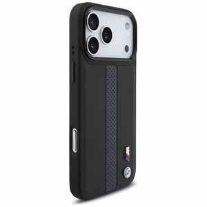 BMW M Perforated Stripe Logo MagSafe Чехол для iPhone 17 Pro Max - синий